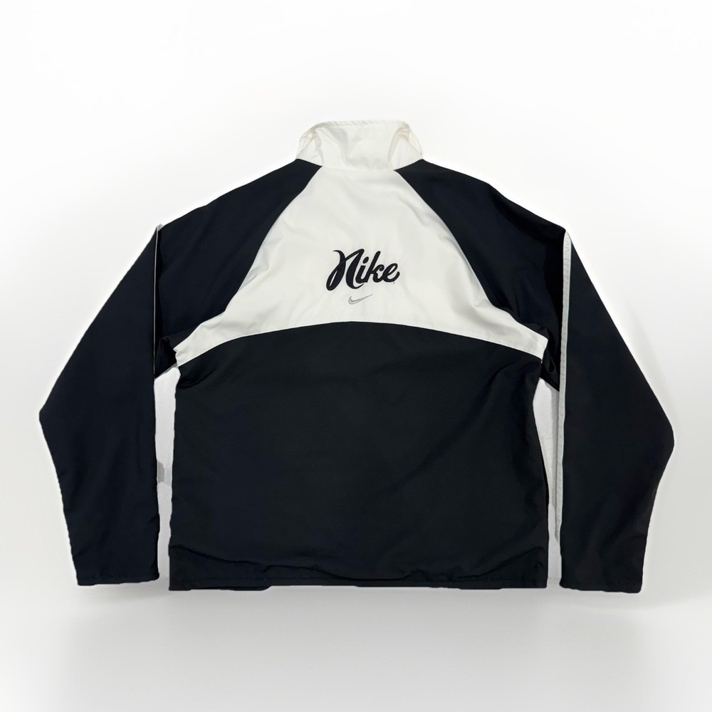 Vintage 90s Nike Women's Medium (8-10) Center Swoosh NIKE Spellout Colorblock